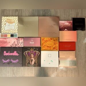 Lot of 16 Eyeshadow Palettes- all new all name brand!